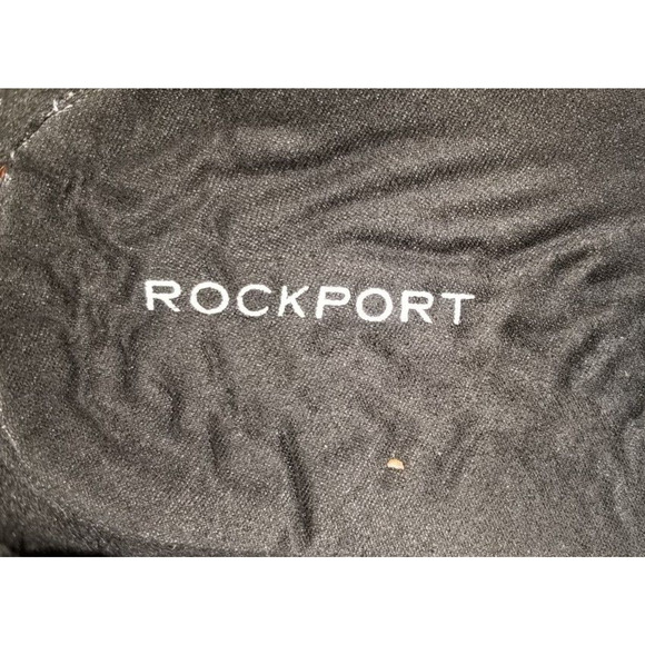 Mens Shoes-ROCKPORT-black faux leather \